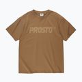 Koszulka męska PROSTO Big Logo cinnamon beige
