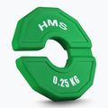 Obciążenie na sprzęt typu nakładka HMS TSN25 2 x 0,25 kg green 2