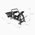Ławka do ćwiczeń mięśni pośladków HMS Commercial MHT01 Hip Thrust black 3