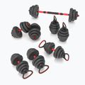 Zestaw ciężarów HMS SGN120 Pro Set 6W1 20 kg czarny/czerwony 4