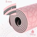 Mata do jogi HMS YM10 light pink 3