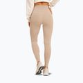 Legginsy treningowe damskie Octagon Legion Ribber beige 3