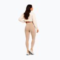 Legginsy treningowe damskie Octagon Legion Ribber beige 7