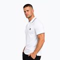 Koszulka polo męska Octagon Legion Tipped Small Logo 3D Polo white 3