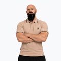 Koszulka polo męska Octagon Legion Tipped Small Logo 3D Polo beige 3