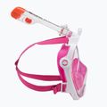 Maska pełnotwarzowa do snorkelingu damska AQUA-SPEED Spectra 2.0 biała/różowa 3