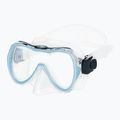 Zestaw do snorkelingu dziecięcy AQUA-SPEED Enzo + Evo maska + fajka + worek jasnoniebieski 2