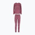 Komplet bielizny termoaktywnej damskiej Viking Lan Pro claret/light pink