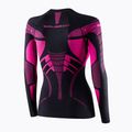Bluza termoaktywna damska Brubeck Dry czarny/fuksjowy 4