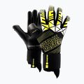 Rękawice bramkarskie dziecięce Football Masters Fenix czarne/żółte 4