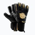Rękawice bramkarskie dziecięce Football Masters Voltage Plus NC v 4.0 czarne/złote 4