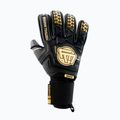 Rękawice bramkarskie dziecięce Football Masters Voltage Plus NC v 4.0 czarne/złote 5