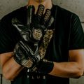 Rękawice bramkarskie dziecięce Football Masters Voltage Plus NC v 4.0 czarne/złote 7