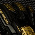 Rękawice bramkarskie dziecięce Football Masters Voltage Plus NC v 4.0 czarne/złote 9
