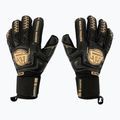 Rękawice bramkarskie dziecięce Football Masters Voltage Plus RF v 4.0 czarne/złote