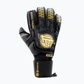 Rękawice bramkarskie dziecięce Football Masters Voltage Plus RF v 4.0 czarne/złote 5