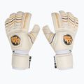 Rękawice bramkarskie Football Masters Full Contact RF v4.0 białe/złote