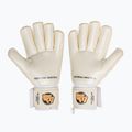 Rękawice bramkarskie Football Masters Full Contact RF v4.0 białe/złote 2