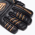 Rękawice bramkarskie dziecięce Football Masters Full Contact NC v4.0 czarne/złote 3