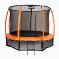 Trampolina ogrodowa Jumpi Maxy Comfort Plus 374 cm pomarańczowa