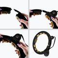 Hula hop z obciążnikiem i licznikiem HMS HHM13 black/gold 10