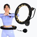 Hula hop z obciążnikiem i licznikiem HMS HHM13 black/gold 11