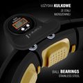 Hula hop z obciążnikiem i licznikiem HMS HHM13 black/gold 15