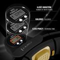 Hula hop z obciążnikiem i licznikiem HMS HHM13 black/gold 17