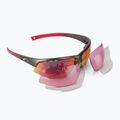 Okulary przeciwsłoneczne GOG Falcon Xtreme matt gun/red/polychromatic red