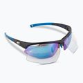 Okulary przeciwsłoneczne GOG Falcon matt black/blue/polychromatic white-blue