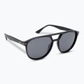 Okulary przeciwsłoneczne GOG Harper black/flash mirror/polychromatic white-blue
