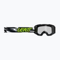 Gogle rowerowe dziecięce Leatt Vizion 2.5 Small black/neon yellow