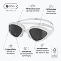 Okulary do pływania BuddySwim Ozean white/smoke 2