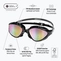 Okulary do pływania BuddySwim OzeanX Mirror black/iridium 4