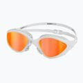 Okulary do pływania BuddySwim OzeanX Mirror white/orange