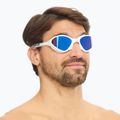 Okulary do pływania BuddySwim OzeanX Mirror white/blue 7
