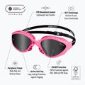 Okulary do pływania BuddySwim Ozean pink/black/ smoke 2