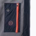 Płaszcz ZONE3 Robe Fleece Parka navy/grey/orange 5