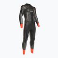 Pianka triathlonowa męska ZONE3 Vanquish 4 mm black/gun metal/red