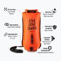 Bojka asekuracyjna BuddySwim LLS Dry Bag 28 l orange 2