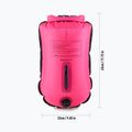 Bojka asekuracyjna BuddySwim CSW Dry Bag 20 l pink 3