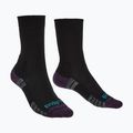 Skarpety damskie Bridgedale Lightweight Merino Performance Boot Original black/purple