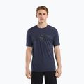 Koszulka męska Arc'teryx Ionia Merino Wool Logo black/sapphire