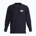 Longsleeve męski Arcteryx Kragg SL Cotton Bird Tile black/arctic silk