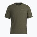 Koszulka trekkingowa męska Arc'teryx Cormac Arc'bird Logo tatsu heather/stone green