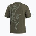 Koszulka trekkingowa męska Arc'teryx Cormac Arc'bird Logo tatsu heather/stone green 2