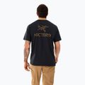 Koszulka męska Arcteryx Kragg Sl Cotton Bird Word 24k black 2