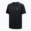 Koszulka męska Arcteryx Kragg Sl Cotton Bird Word 24k black 5