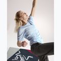 Koszulka damska Arcteryx Kragg Sl Cotton Emblem Crew mallow alpine blue 5