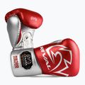 Rękawice bokserskie Rival RS100 Professional red/silver 2